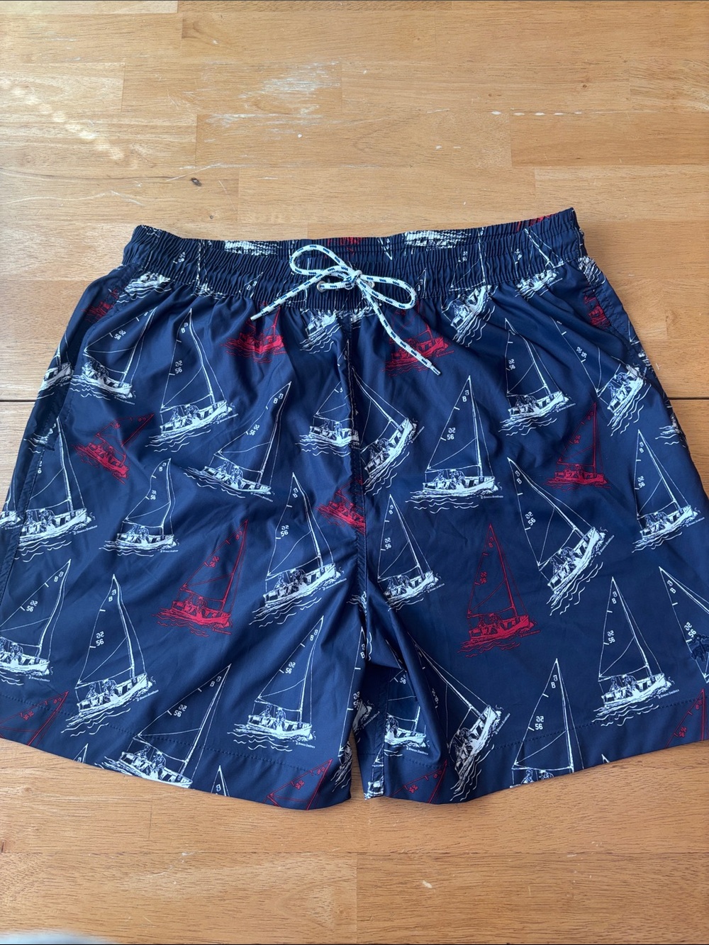 NWOT Brooks Brothers Sailboat Swim Shorts